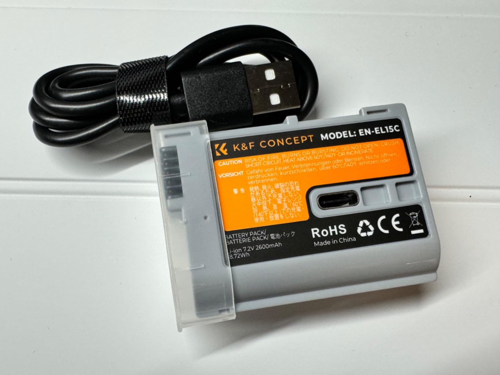 Nikon D750 Camera Battery En-El15C 2600Mah Z8, K&F Concept - KENTFAITH